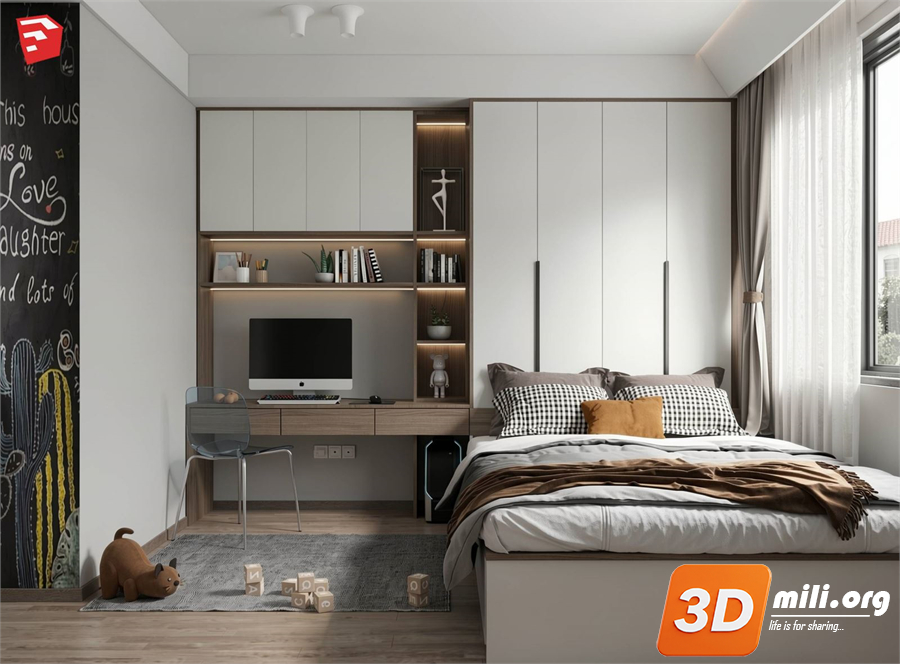 Children Room Scenes Skp FIles 